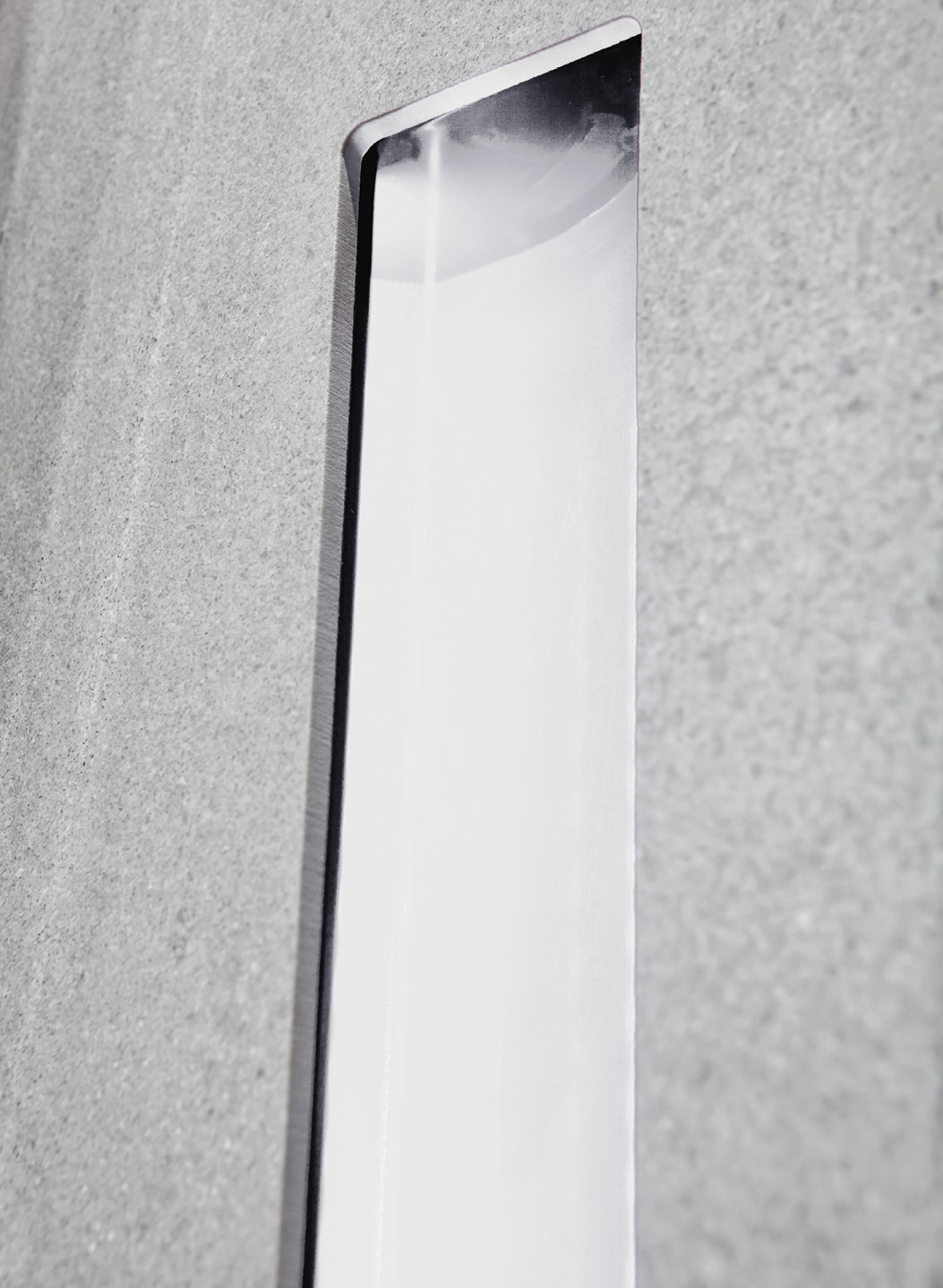 Griffmulde V 670 Silber, integriert, mit LED-Beleuchtung