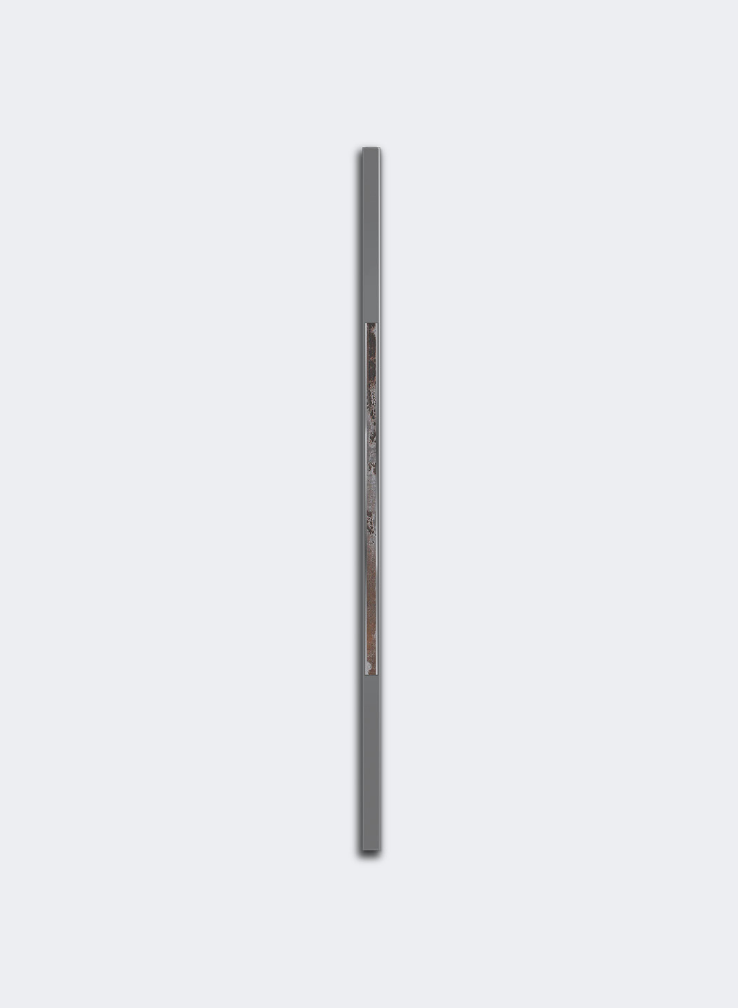 Stoßgriff V 669 G Edelstahl mit Dekoreinlage